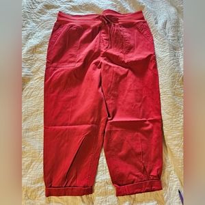 terra sky 0X red baggy pants